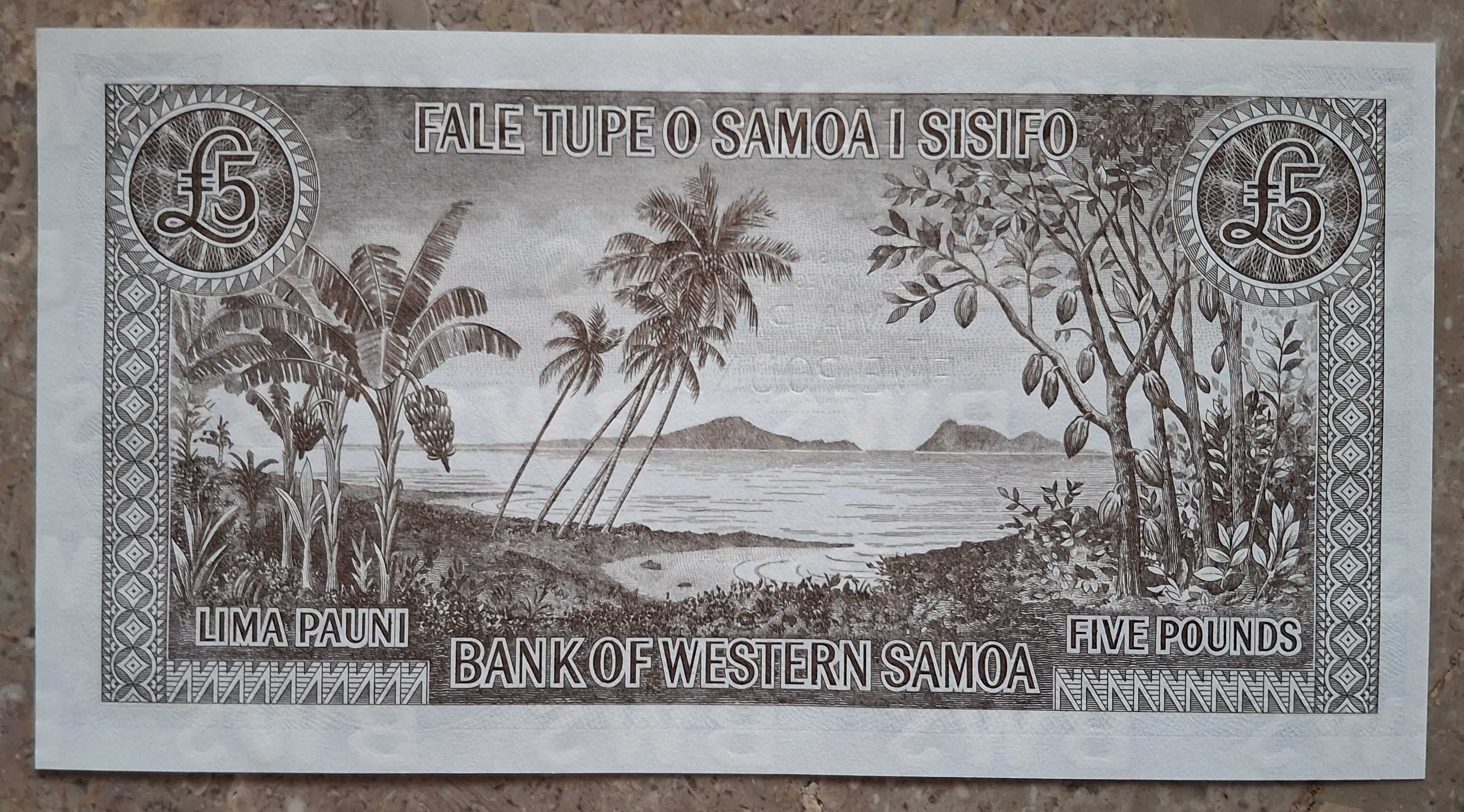 Samoa - 5 libras 2020 reprint - UNC