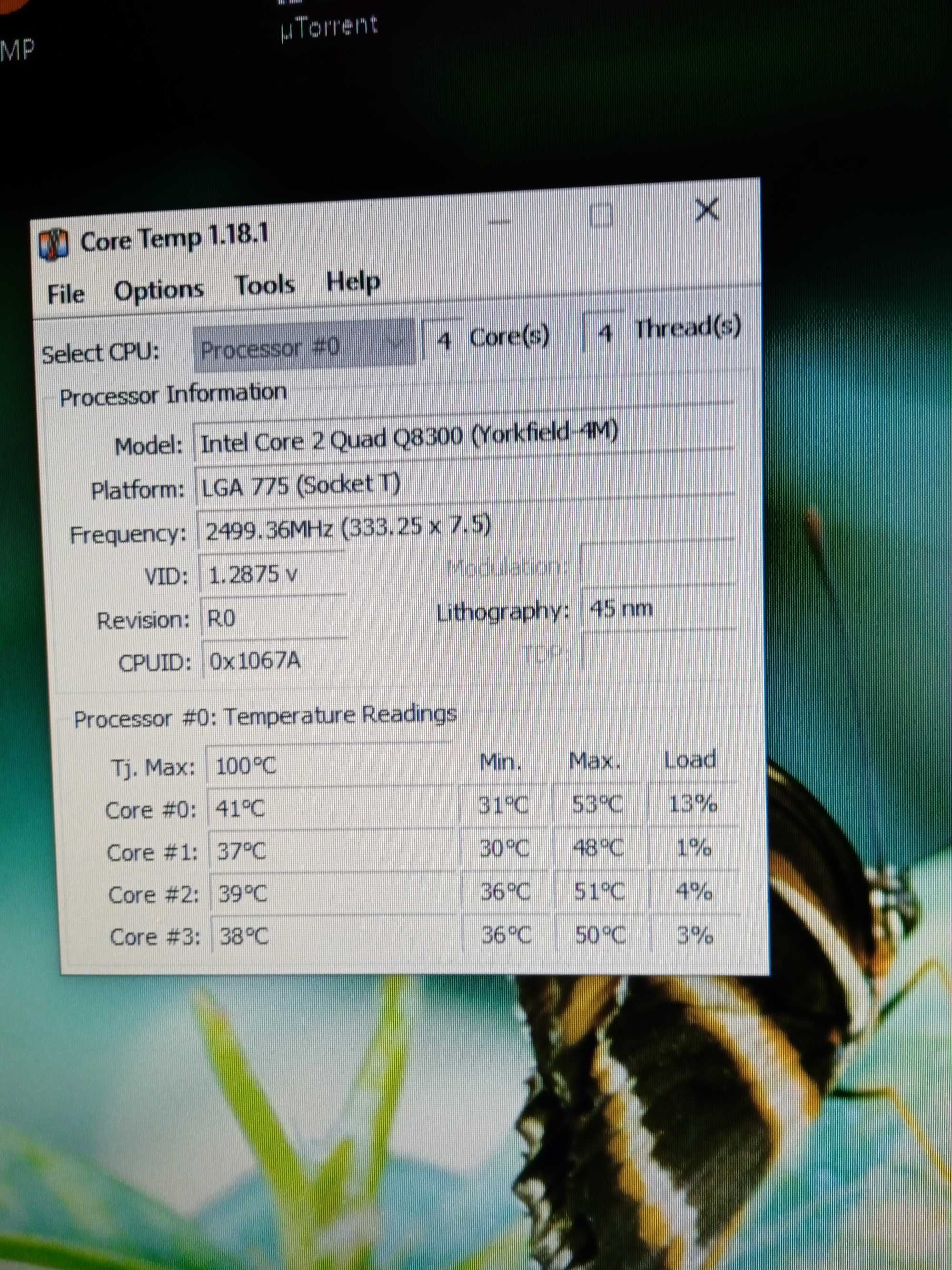 Материнская плата GA-G41M-ES2H+4 ядра проц+кулер