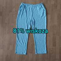 Błękitne spodnie sweterkowe Jeff&Co rozmiar UK 18-20 eu XL-XXL