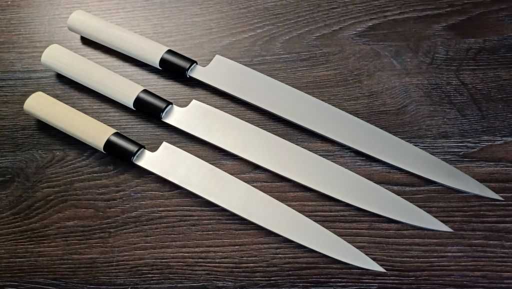 Японський ніж для суші та сашимі Satake Yanagiba 210/240/270 мм.