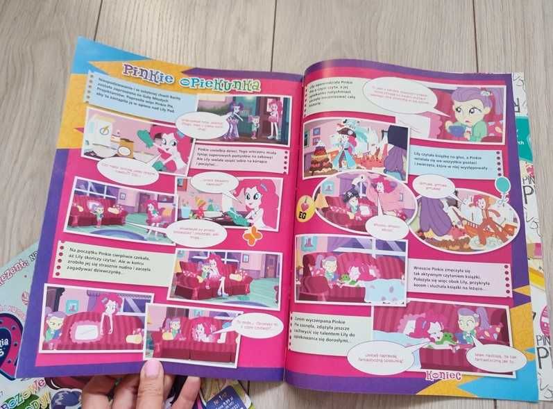 Gazetki My Little Pony Equestria Girls komiksy rebusy kolorowanka