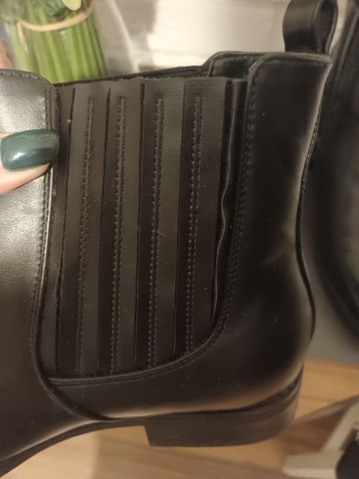 Botki roz 40 kolor czarny