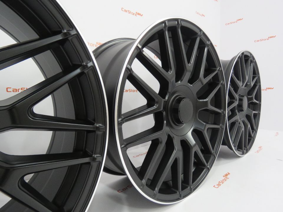 Jantes Look Mercedes Amg 19 x 8.5 et42 5x112 Preto + Polido