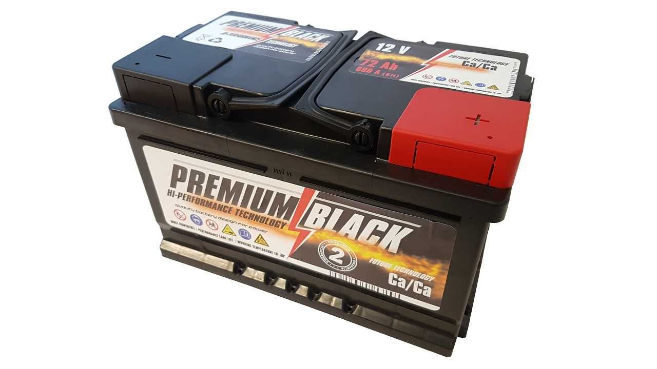 Akumulator samochodowy Premium Black 12V 72Ah 680A