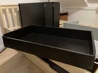 3x szuflada z prowadnicami 100x58 czarnobrąz Ikea komplement pax hopen