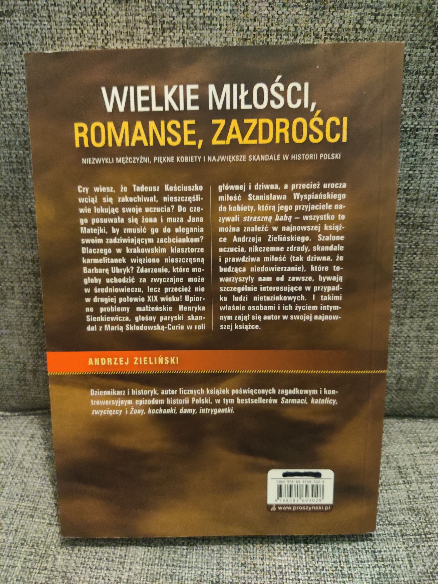 Książka Wielkie miłości, romanse i zazdrości Andrzej Zieliński