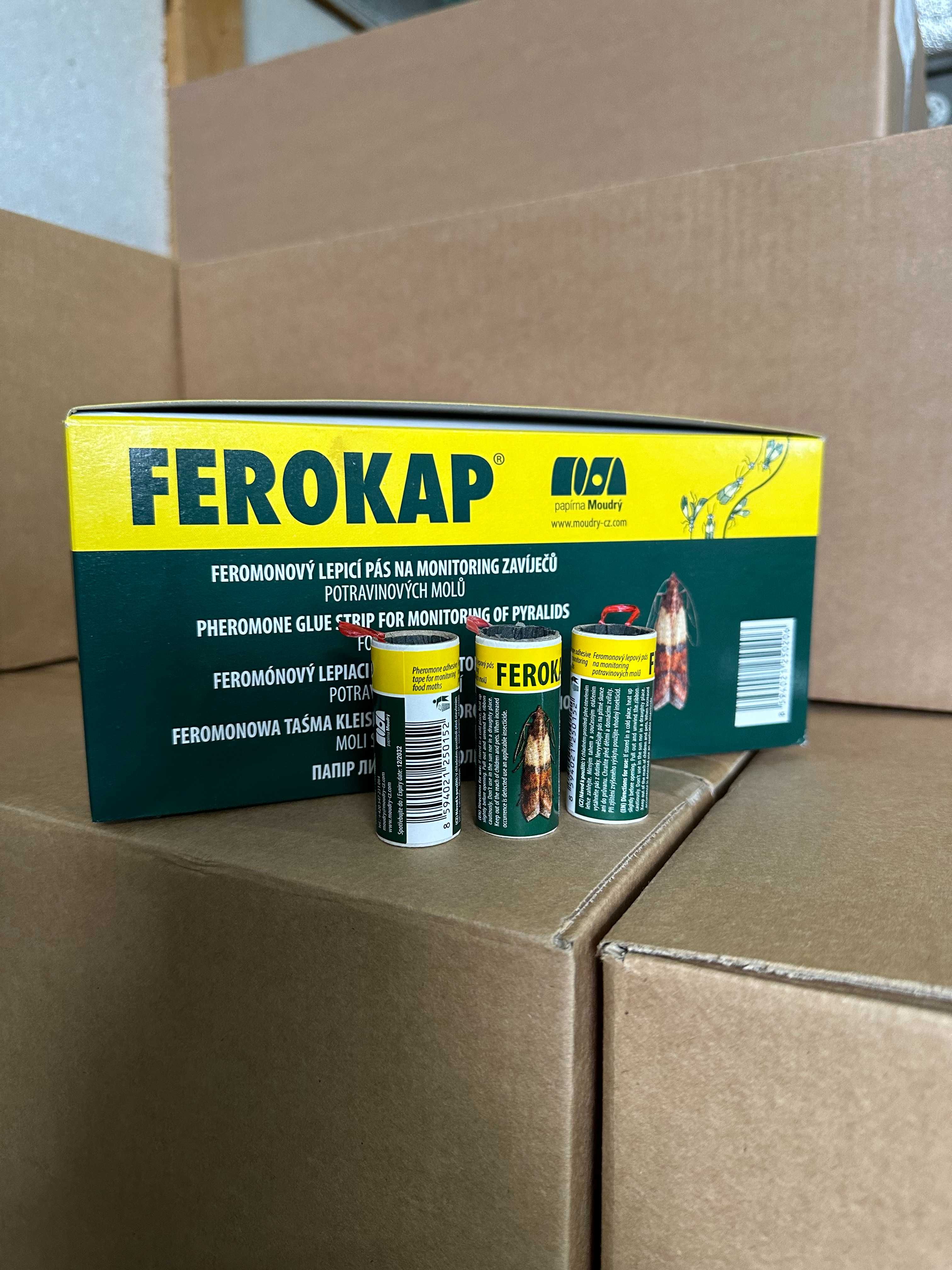 Липкая лента (липучка) от моли FEROKAP Ферокап (Чехия)