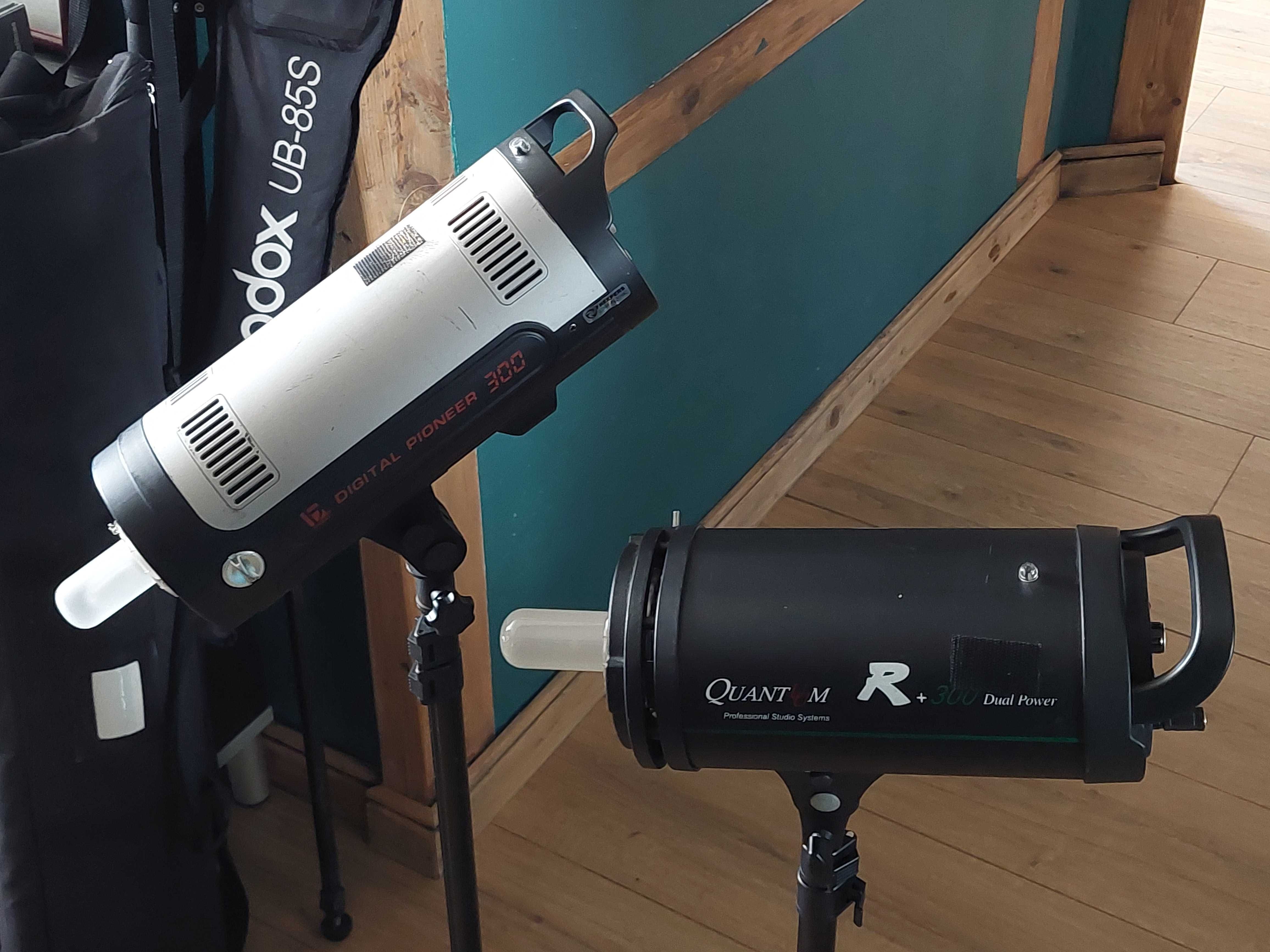 Zestaw lampa studyjna Quantuum R+300 DP. Jinbei Digital Pionieer 300