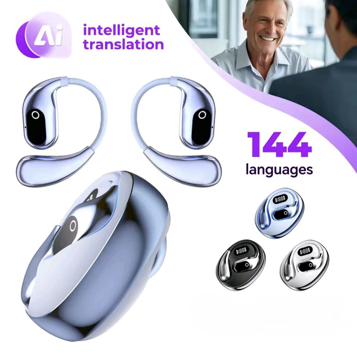 Наушники переводчик. AI XG99.