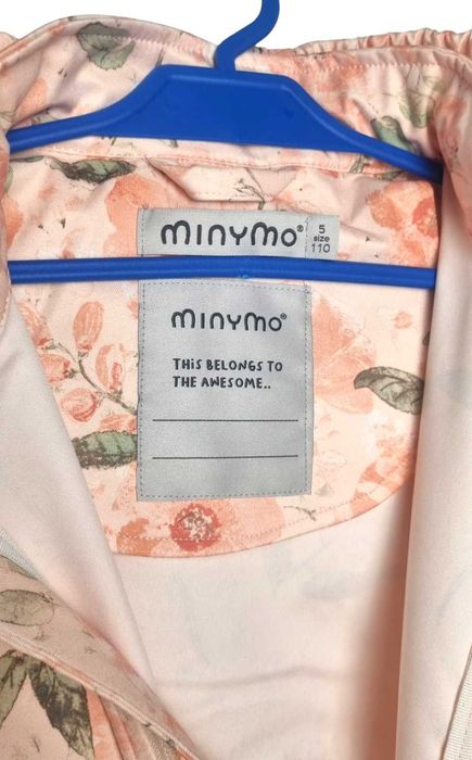 Kombinezon Minymo 110 softshell, w kwiaty, nowy, scandi, jak Reima