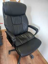 Krzesło Fotel biurowy prezesa skórzany