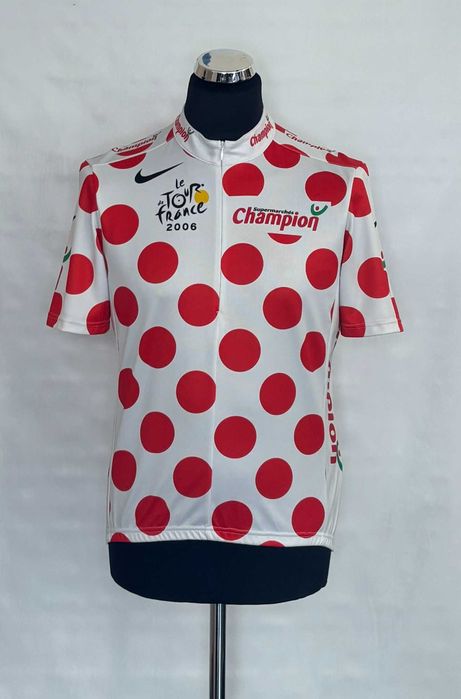 Koszulka Kolarska Tour De France 2006 Nike Polka Dot Roz. M