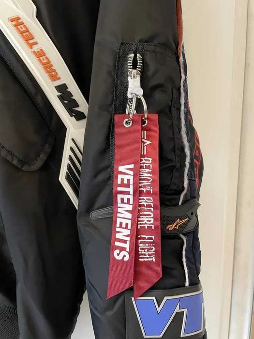 Vetements FW18 Moto Racing Bomber Jacket