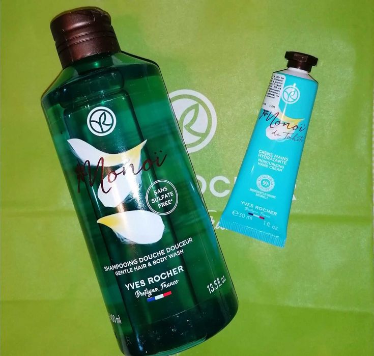 Подарунковий набір Monoi Моной Гель + Крем Ив Роше Yves Rocher ів роше