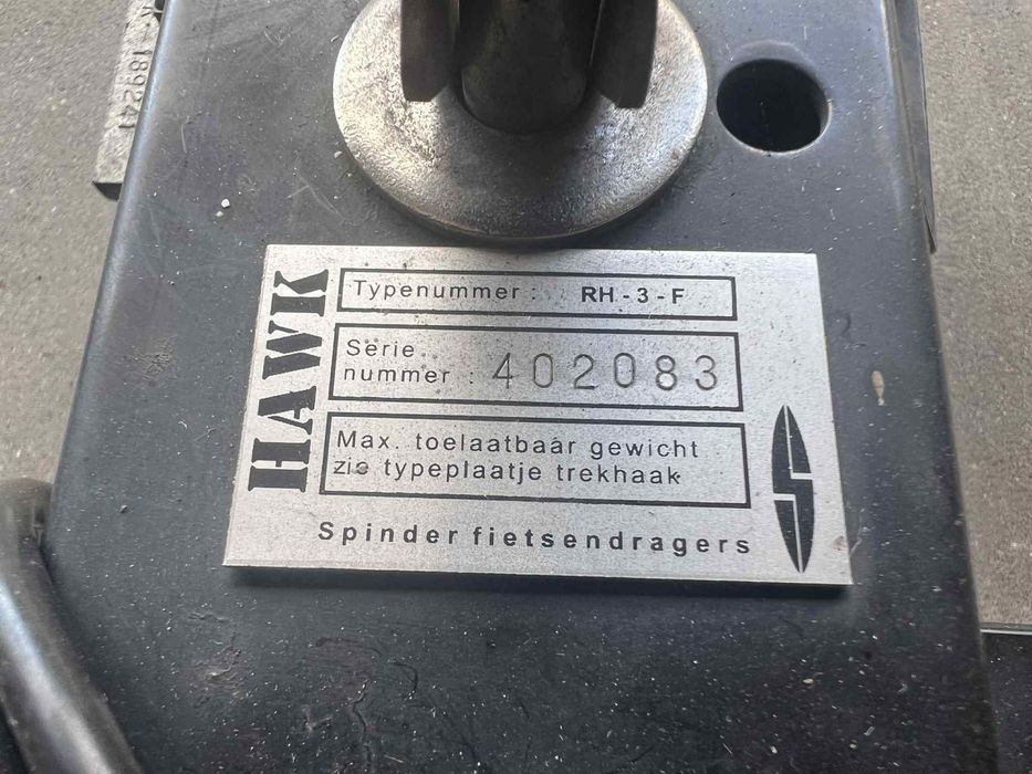 Bagażnik rowerowy na 3 rowery HAWK na hak