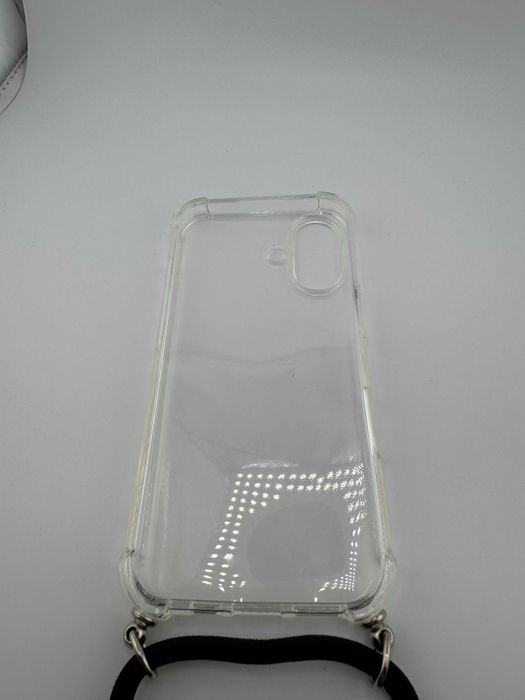 Etui case plecki przeźroczyszte do iPhone 16 z sznurkiem