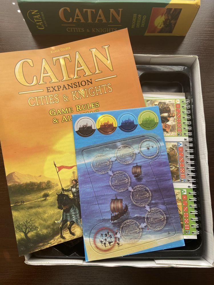 Catan rozszerzenie miasta i rycerze 3-4 graczy- wersja angielska