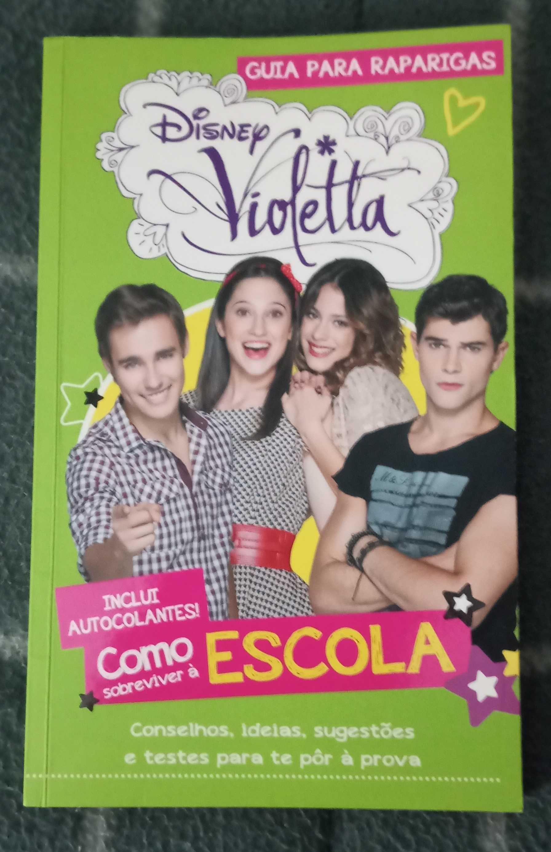 Livro da Violetta "Como sobreviver à escola"