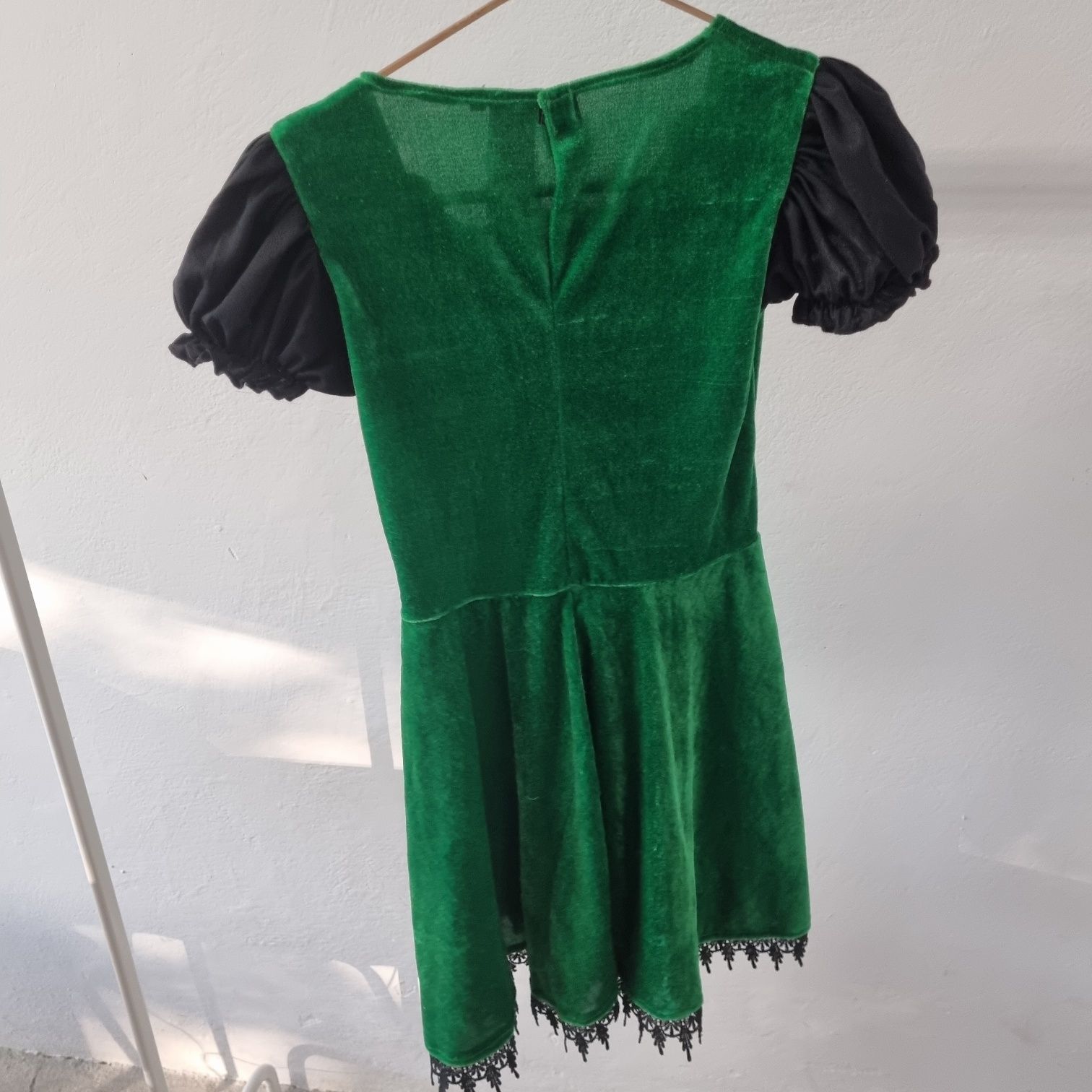 Sukienka 128, 134, 140 st Patricks kostium przebranie zielona karnawał