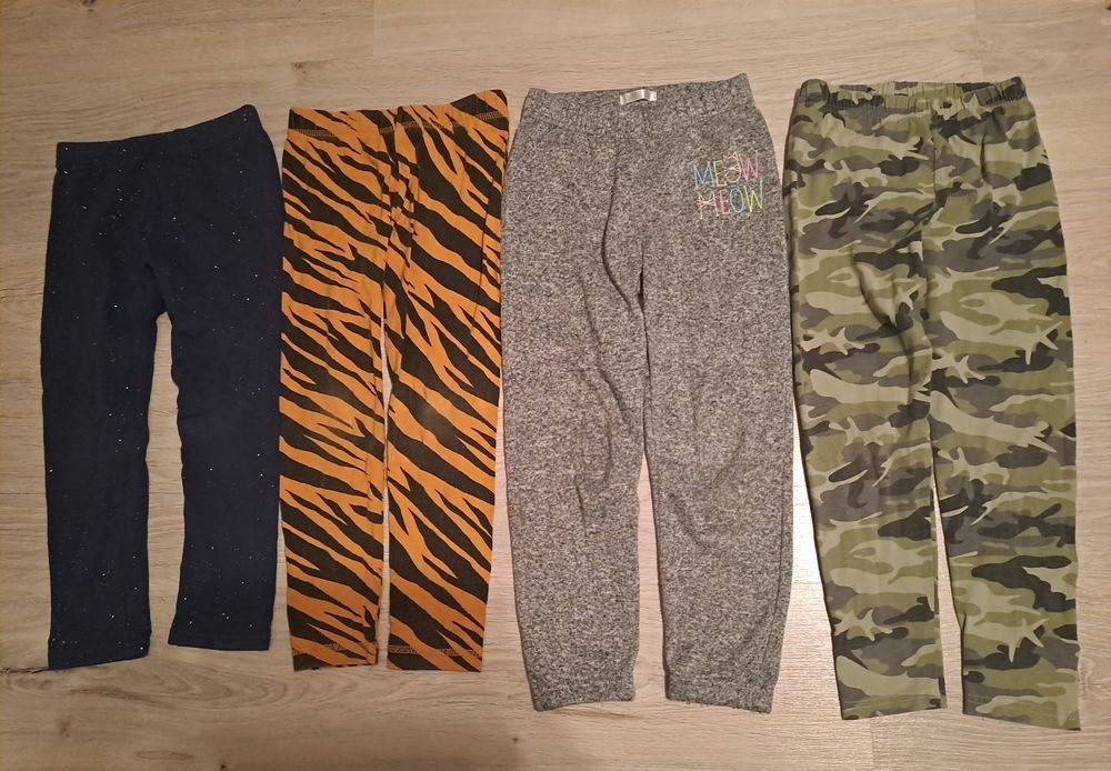 Legginsy 4 szt, roz. 116