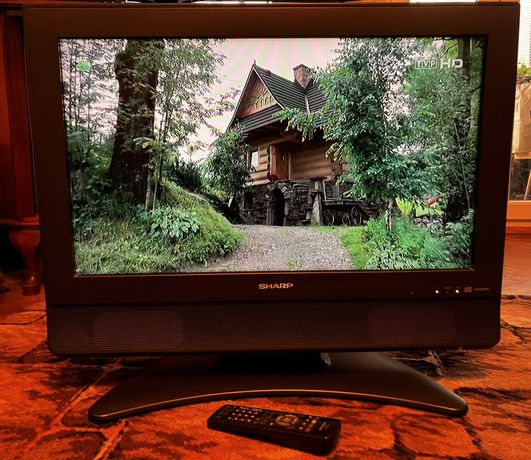 TV kolor LCD - SHARP 26” LC26SA1E, stan BD. Dane tech. na zdjęciu.