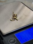 Złoty wisiorek 585 wiara, nadzieja i miłość