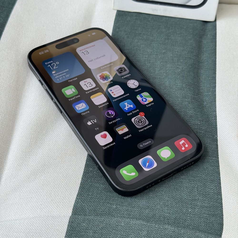Apple iphone 15 128 Black  идеальный