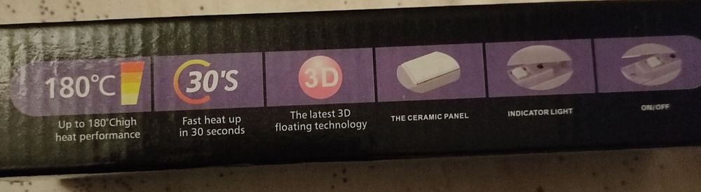 Стайлер для вирівнювання волосся. Новий.