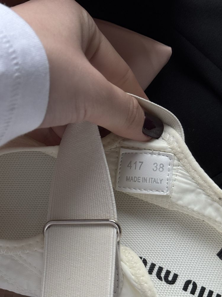 Трендові балетки Miu Miu ballet flats