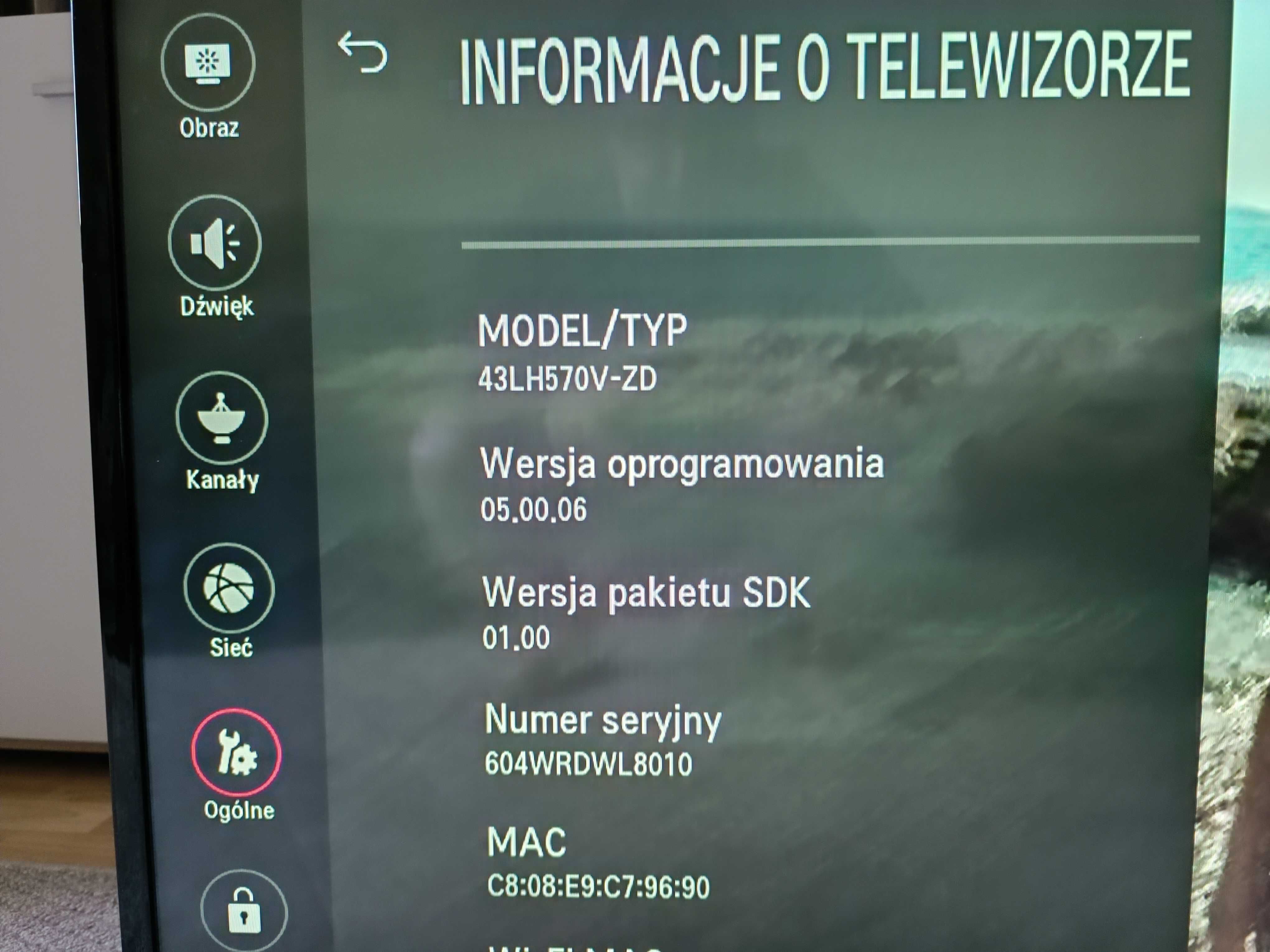 LG 43LH570V smart wifi youtube netflix sprawny stan bdb.