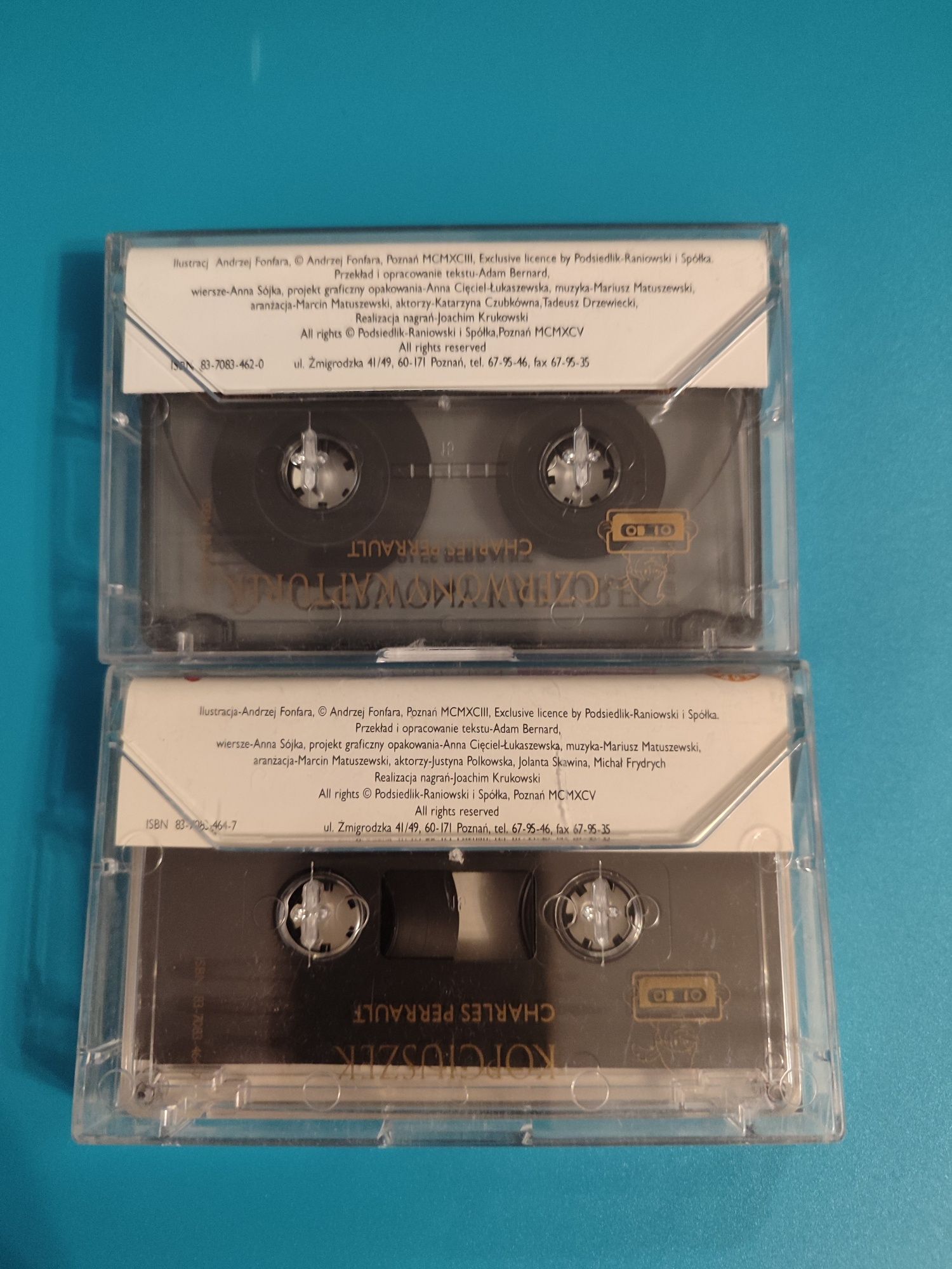 Czerwony Kapturek Kopciuszek kasety audio