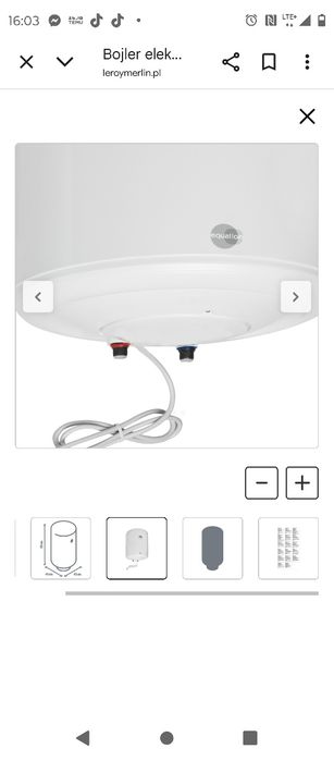 Bojler elektryczny 80 l używany