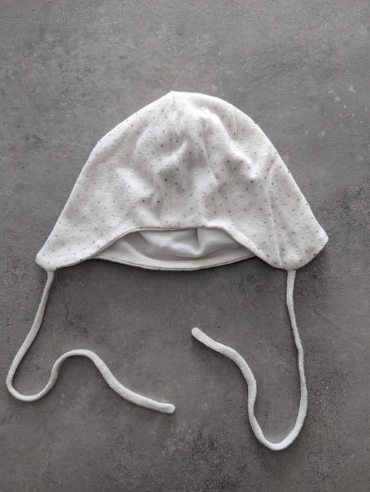 Sukienka na chrzest/przyjęcie plus czapeczka