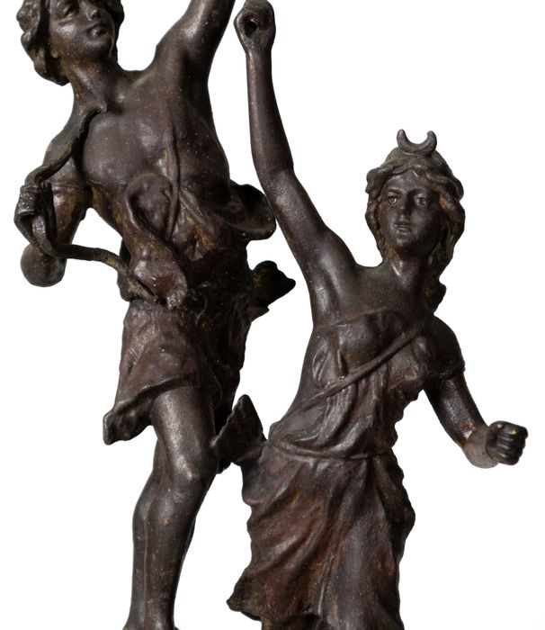 Relógio Escultura Napoleão III com a Deusa Diana, Século XIX