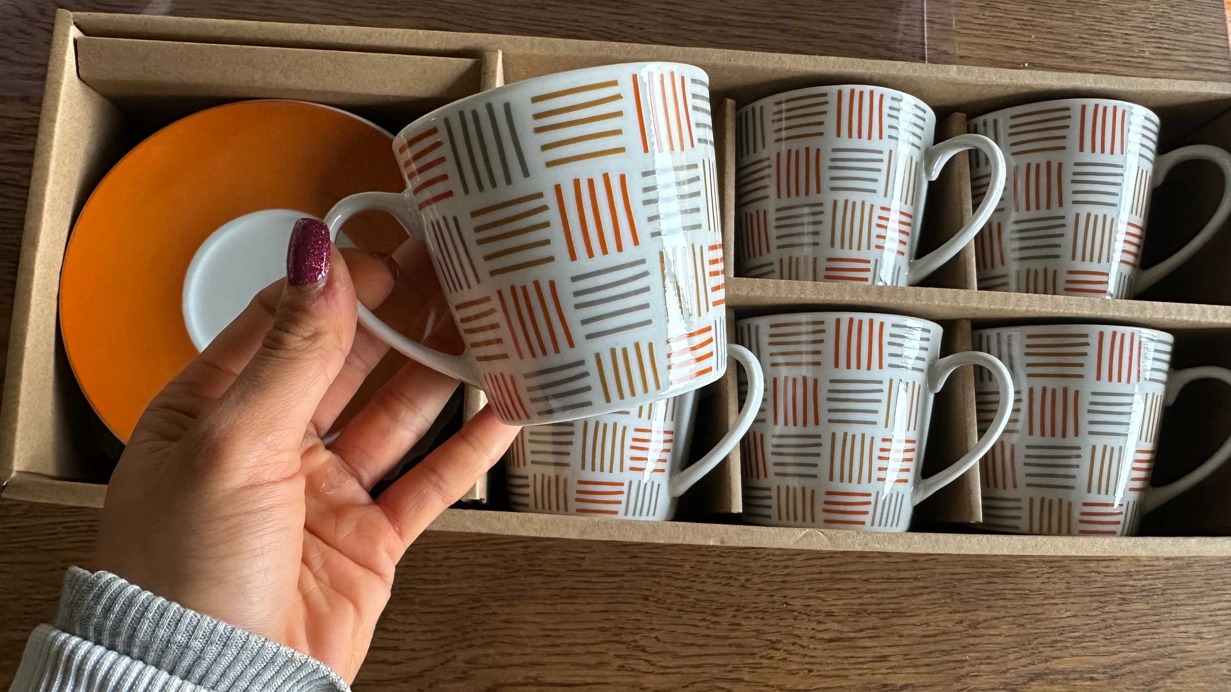 Conjunto de Chávenas de Café 6PCS