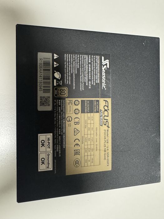 Zasilacz seasonic Focus+ Gold 550W