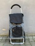 Wózek na zakupy aluminiowy potrójne koła na schody