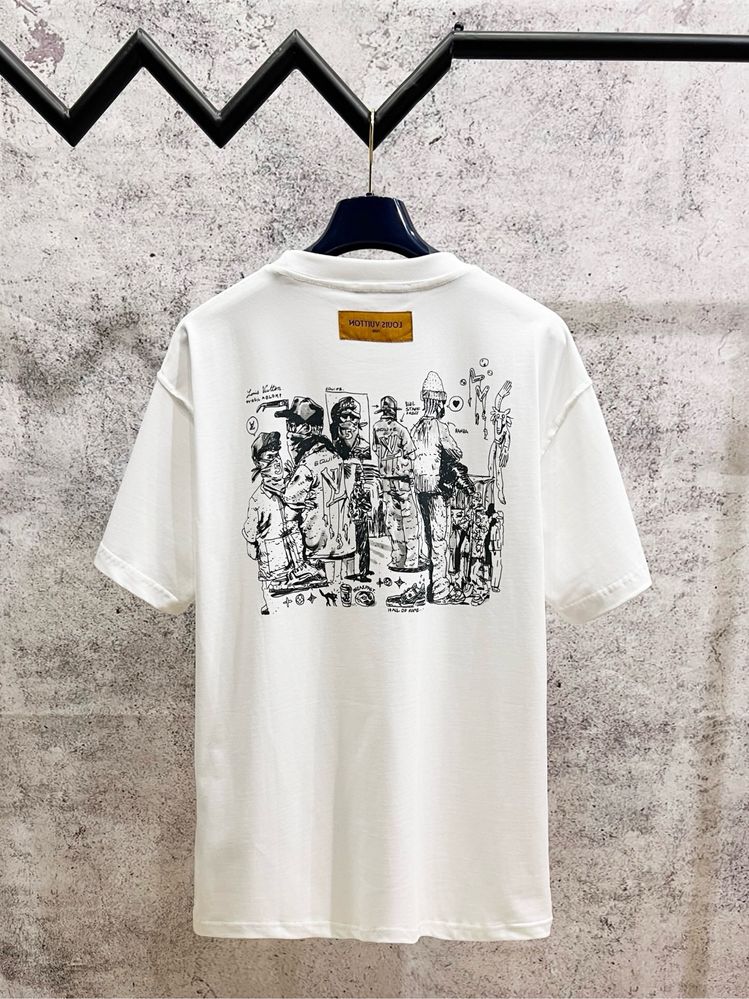 OFF-white с крокодилом футболка мужскпя оверсайз унисекс черная белая