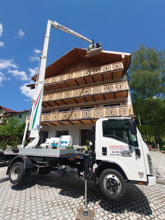 Zwyżka 25m + operator, podnośnik koszowy, wynajem