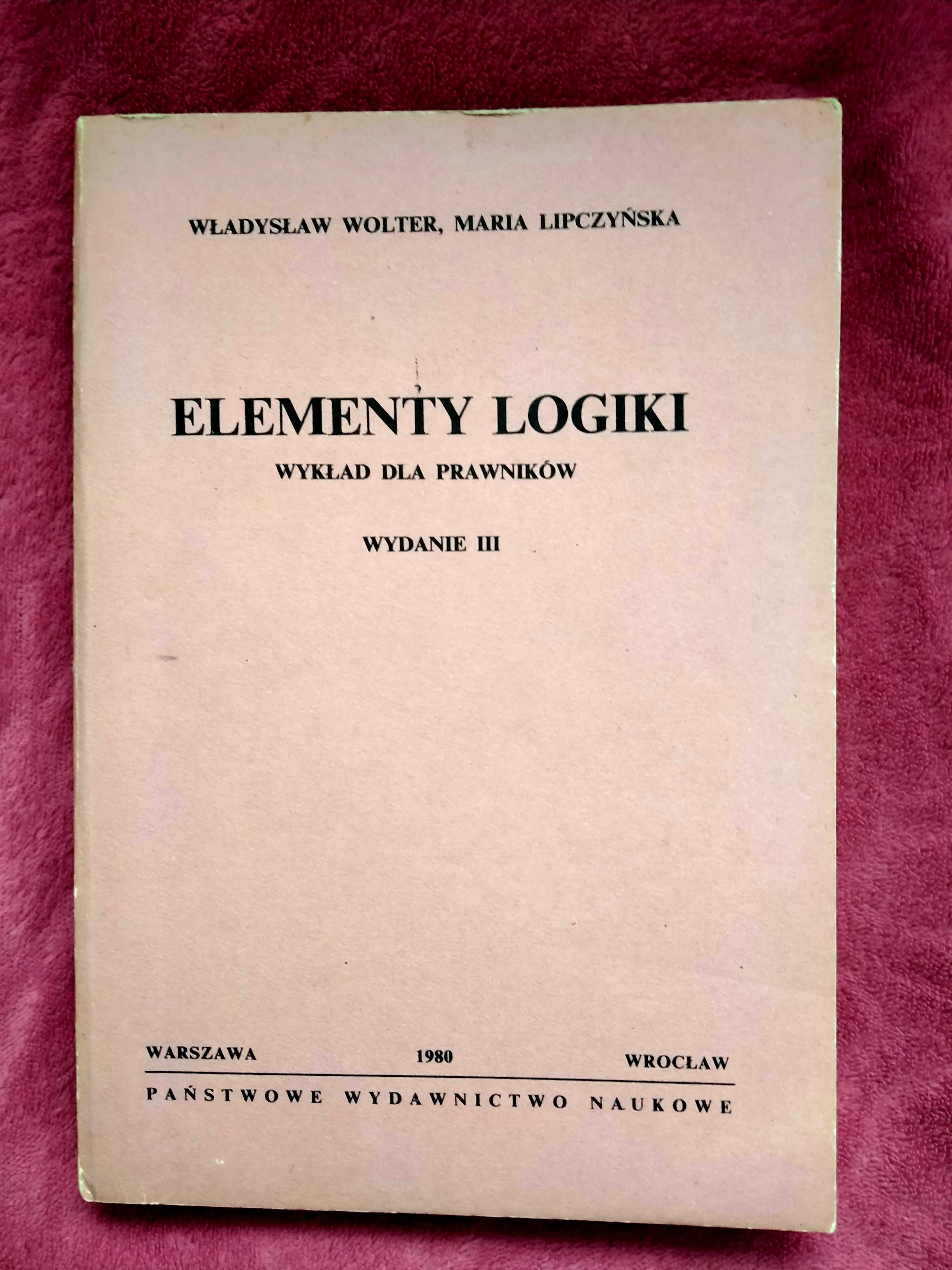 Logika- podręcznik dla studentów prawa