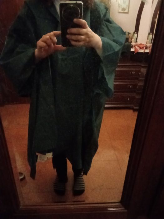 Capa para a chuva muito grande
