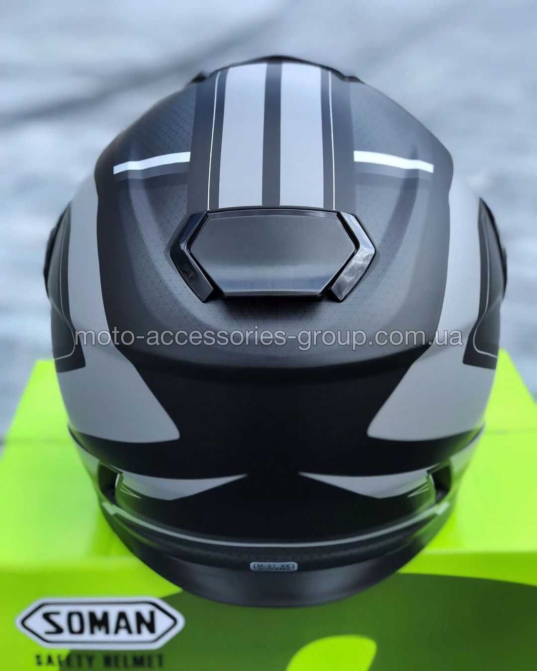 Мото шлем интеграл BLD-М65 ЧЕРНЫЙ матовый, шолом інтеграл