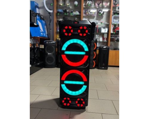 Караоке акустики SinG82(Bluetooth,USB,SD,FM, пультДУ) 2безпроводных ми