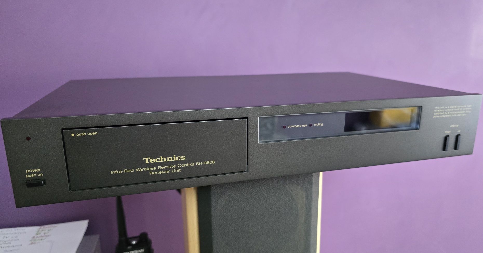 Technics SH-R808 R808 Stacja Pilot Magnetofon Gramofon Tuner B100 M280