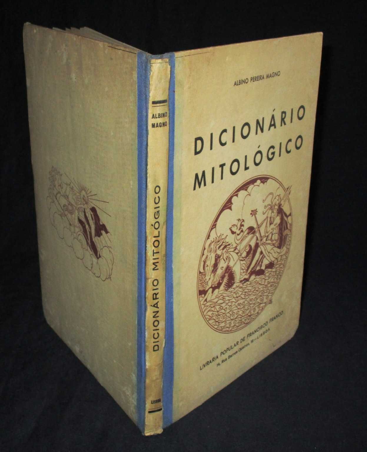 Livro Dicionário Mitológico Albino Pereira Magno