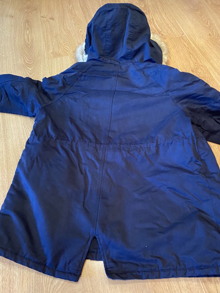 Kurtka parka zimowa ZARA r. 152