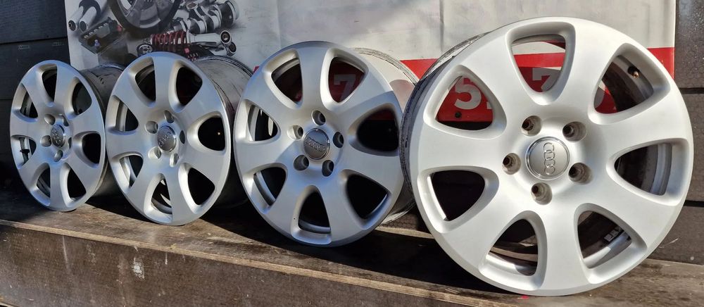 FELGI ALUMINIOWE AUDI 18&quot; 5x130 ET 53 4L0601025E KOMPLET