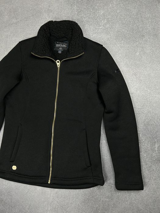 Regatta Raizel (M) фліс кофта на замку чорна жіноча фліска