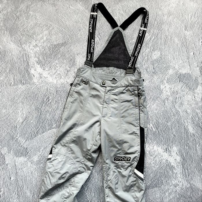 SPYDER dermizax-ev 20,000 mm ski suit jacket & pants set yellow / gray