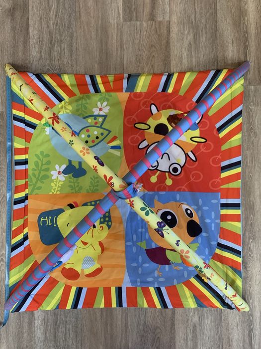 Килимок дитячий розвивальний з дугами Lindo